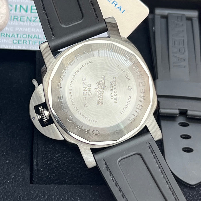 Panerai Submersible Luna Rossa PAM Style 44MM – Forged Carbon Blue Dial