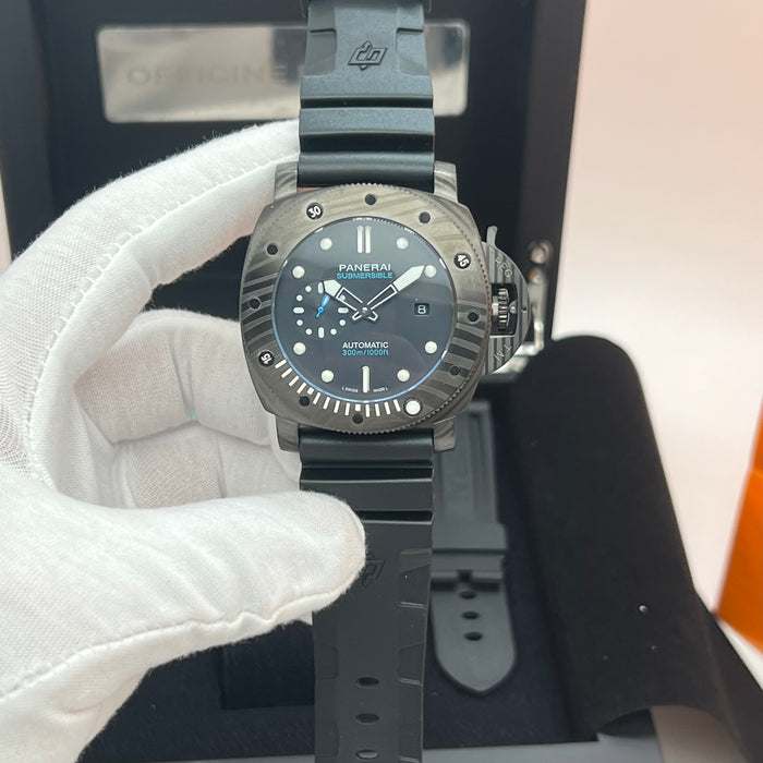Panerai Submersible Automatic 300m Carbotech Style 44MM – Black Tactical Diver