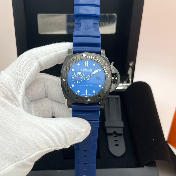 Panerai Submersible Luna Rossa Automatic 44MM – Carbotech Style Blue Dial Diver