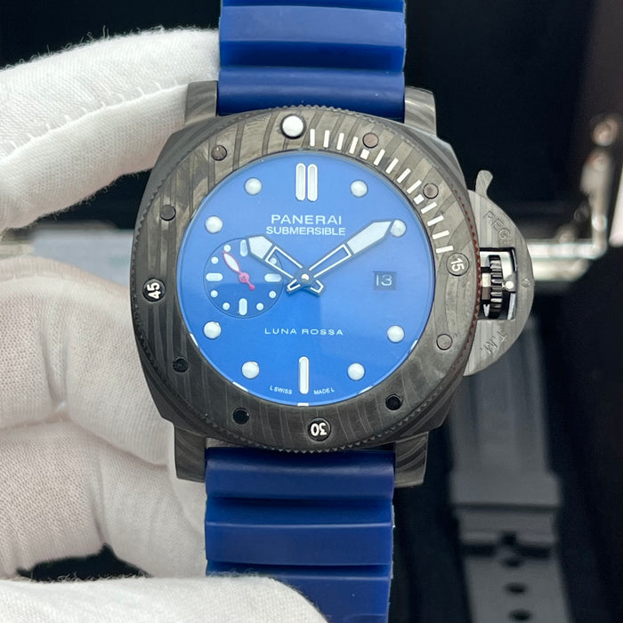 Panerai Submersible Luna Rossa Automatic 44MM – Carbotech Style Blue Dial Diver