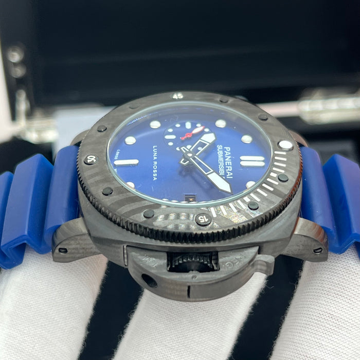 Panerai Submersible Luna Rossa Automatic 44MM – Carbotech Style Blue Dial Diver