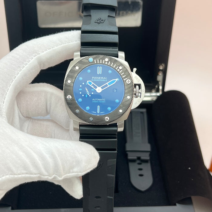 Panerai Submersible Automatic 300m Carbotech Style 44MM – Ice Blue Accent Diver