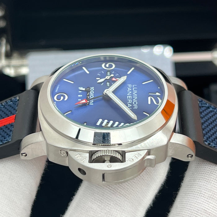 Panerai Luminor 10 Giorni GMT Automatic – Blue Sunburst Dial Edition