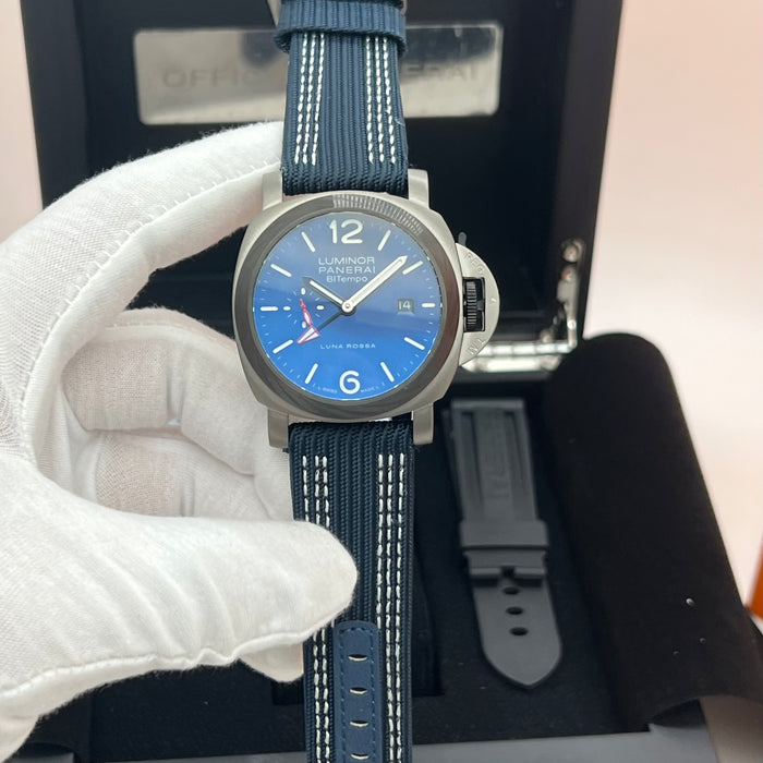 Panerai Luminor BiTempo Luna Rossa Automatic GMT 44MM – Blue Dial Edition