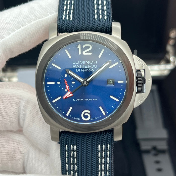 Panerai Luminor BiTempo Luna Rossa Automatic GMT 44MM – Blue Dial Edition