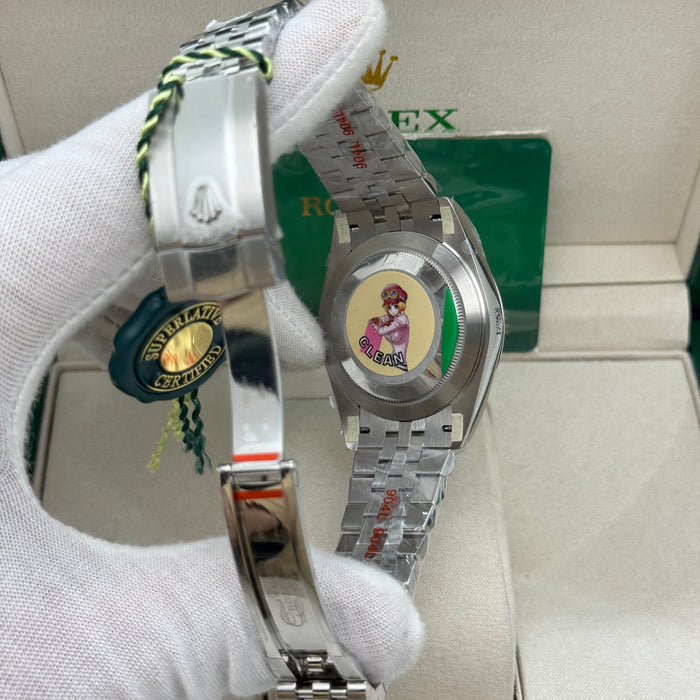 Rolex Datejust 41mm fluted Mint Green Dial jubilee Bracelet