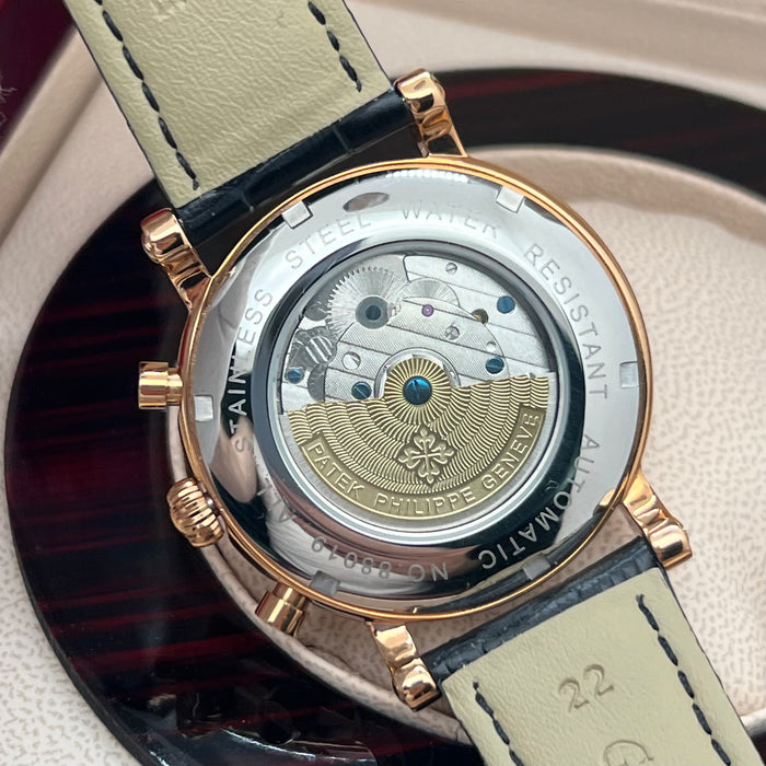 Patek Philippe Grand Complications Tourbillon Perpetual Calendar 42MM Rose Gold Black Dial