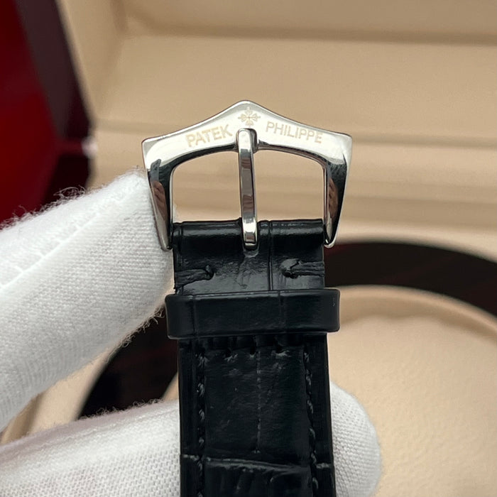 Patek Philippe Grand Complications Tourbillon Silver Edition 42MM Black Dial Watch