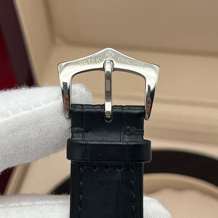 Patek Philippe Grand Complications Tourbillon Silver 42MM White Dial Watch