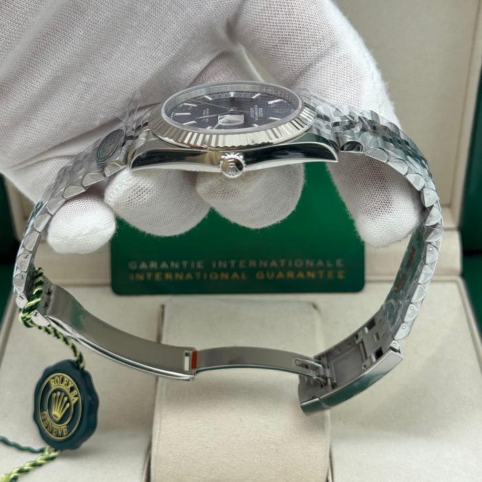 Rolex datejust NEW Swiss Clone Blue Dial Stainless Steel 41MM