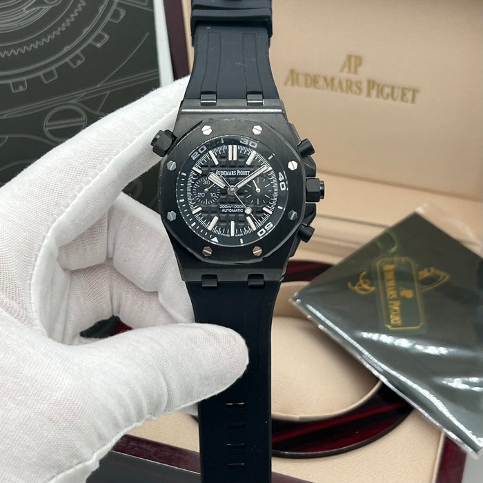 Audemars Piguet Royal Oak Offshore Diver Chronograph – All-Black Ceramic Aesthetic