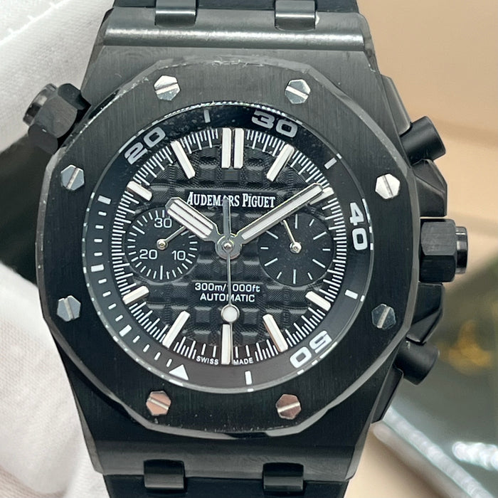 Audemars Piguet Royal Oak Offshore Diver Chronograph – All-Black Ceramic Aesthetic