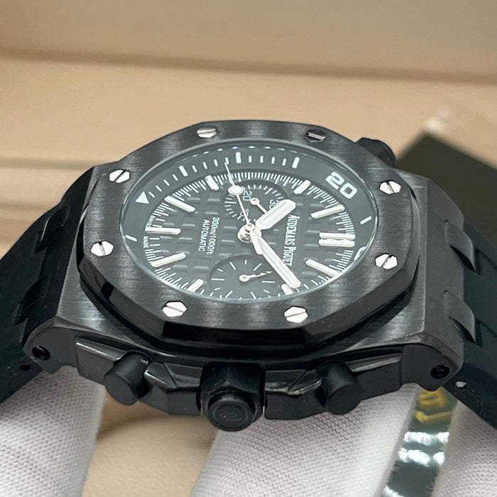 Audemars Piguet Royal Oak Offshore Diver Chronograph – All-Black Ceramic Aesthetic