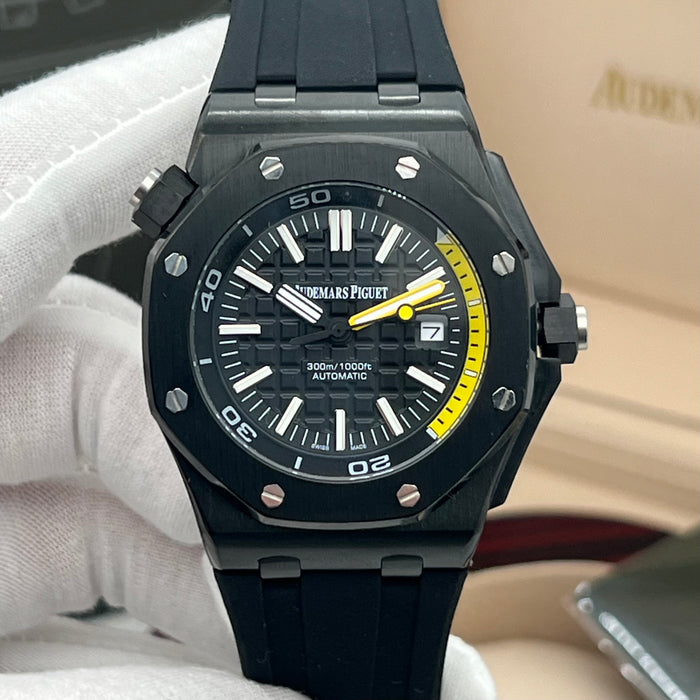 Audemars Piguet Royal Oak Offshore Diver – Black Ceramic & Yellow