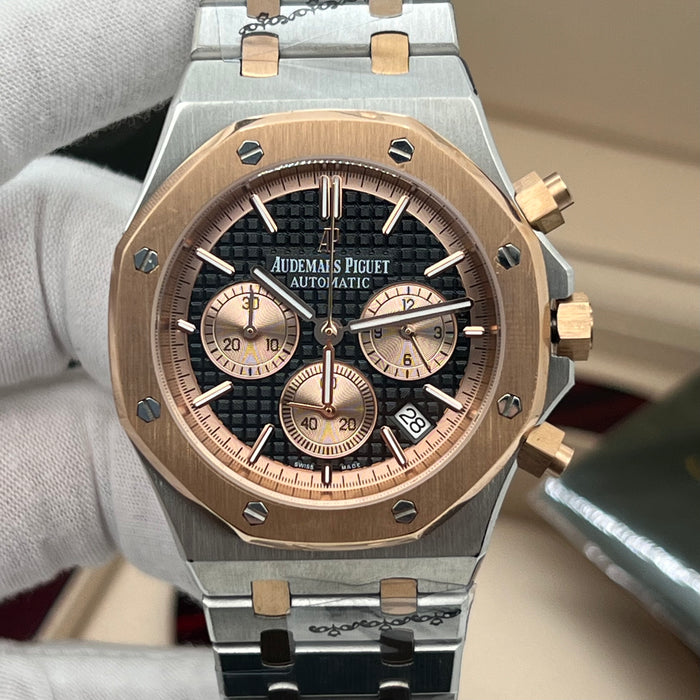 Audemars Piguet Royal Oak Chronograph 41mm – Black & Pink Gold