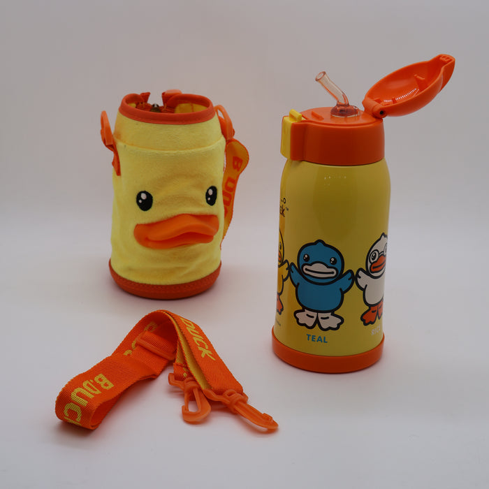 B.Duck Little Duck Children's Water Bottle Thermos