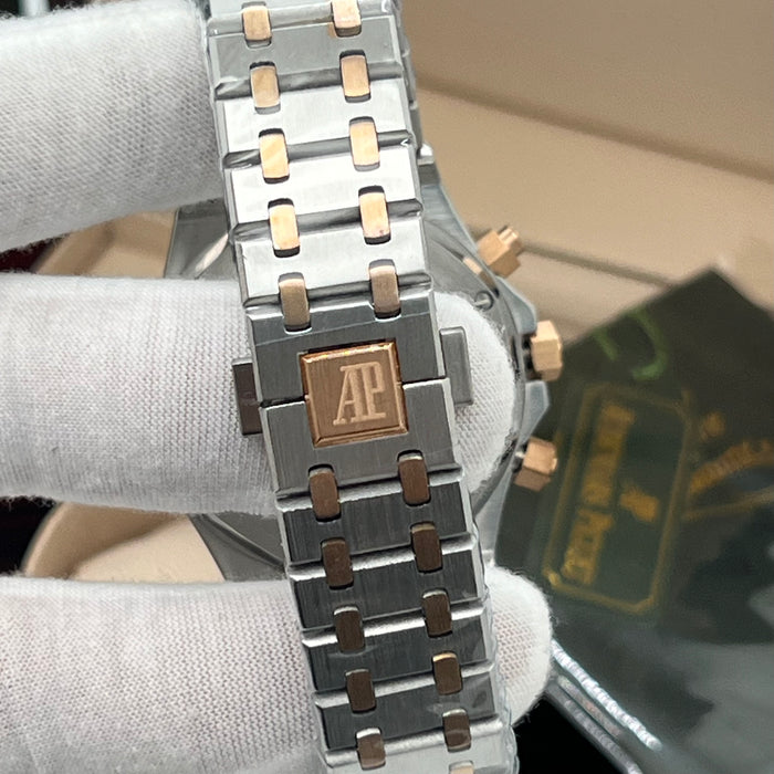 Audemars Piguet Royal Oak Chronograph – Silver & Pink Gold
