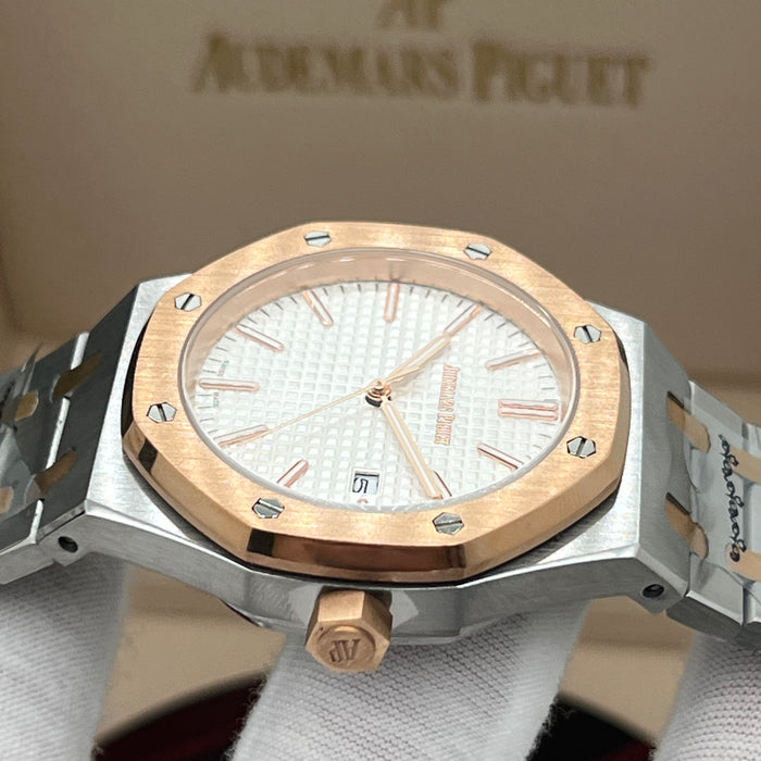 Audemars Piguet Royal Oak Selfwinding 41mm – Silver & Pink Gold