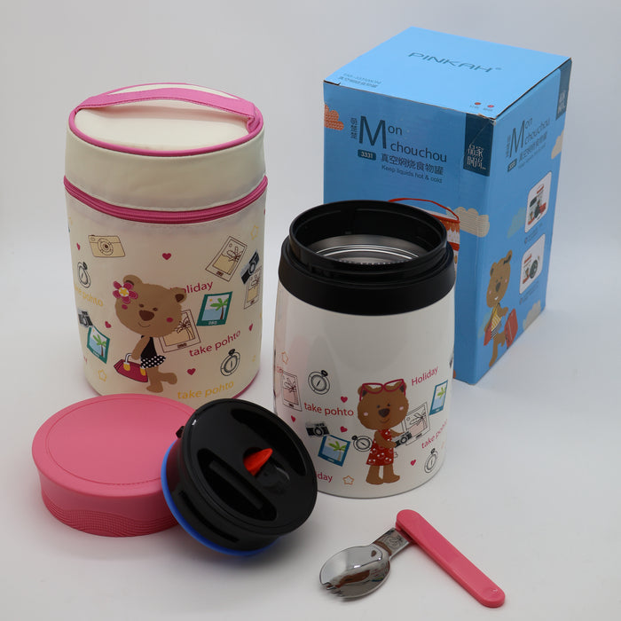 Pinkah Portable Thermal Food Container '800mL'