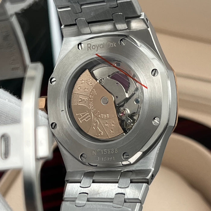 Audemars Piguet Royal Oak Selfwinding 41mm – Silver & Pink Gold
