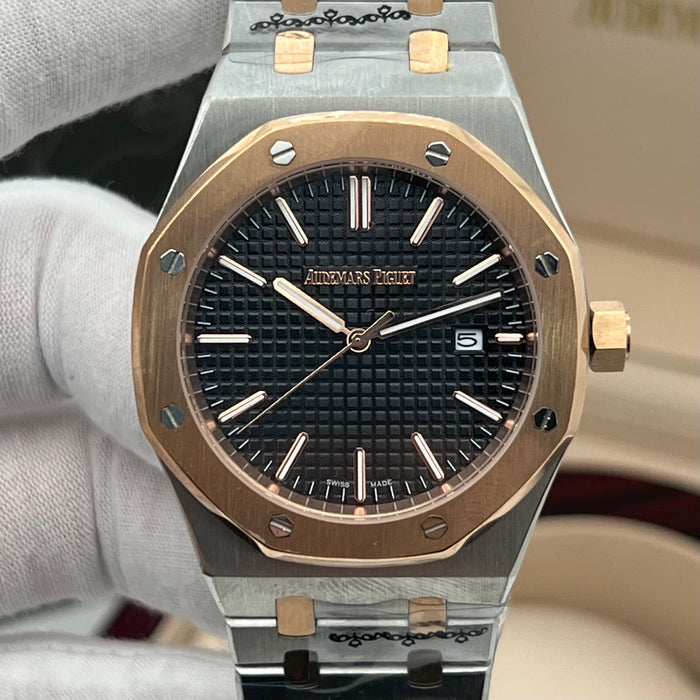Audemars Piguet Royal Oak Selfwinding 41mm – Black & Pink Gold