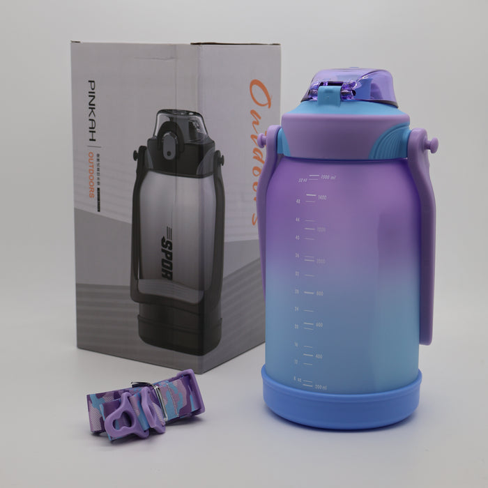 Pinkah Sport Vaccum Bottle  With Straw - 1600 mL