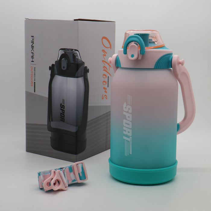 Pinkah Sport Vaccum Bottle  With Straw - 1600 mL