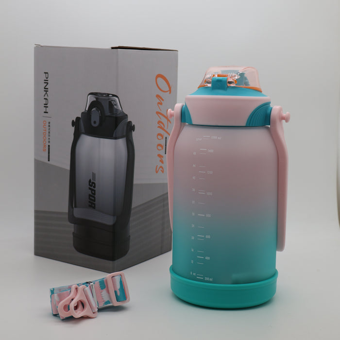 Pinkah Sport Vaccum Bottle  With Straw - 1600 mL