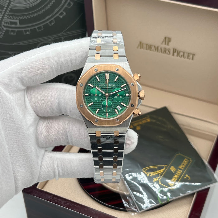 Audemars Piguet Royal Oak Chronograph 41mm – Green & Pink Gold