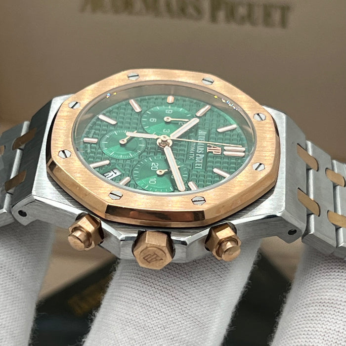 Audemars Piguet Royal Oak Chronograph 41mm – Green & Pink Gold