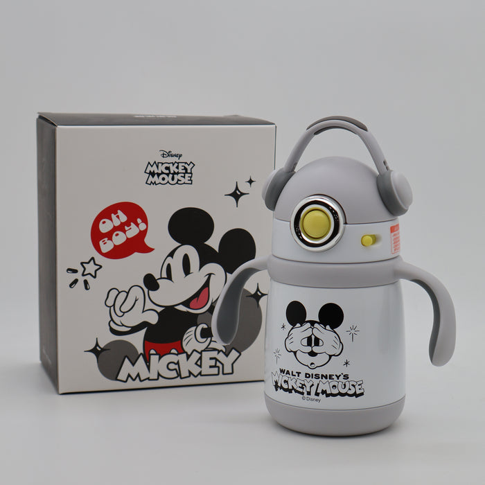 Disney 300ml thermo stainless steel straw mug portable Children’s shaped cup