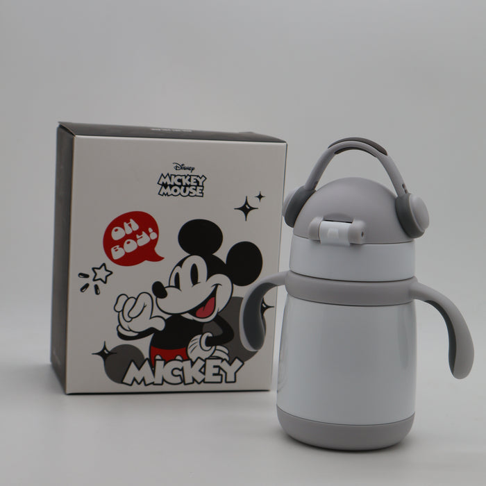 Disney 300ml thermo stainless steel straw mug portable Children’s shaped cup