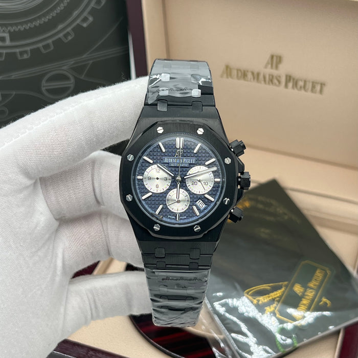 Audemars Piguet Royal Oak Chronograph 41mm – Black & Blue "Panda"