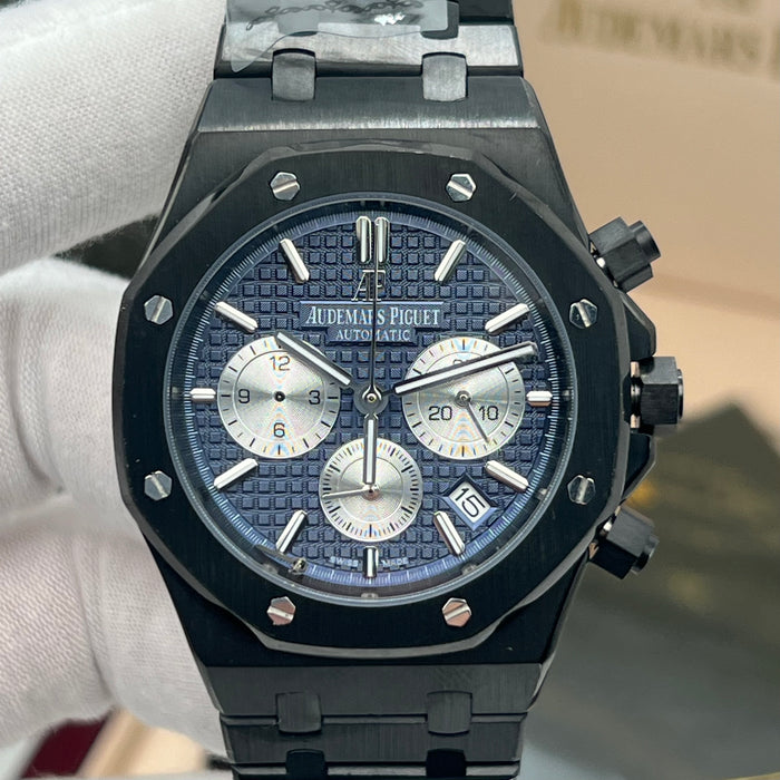 Audemars Piguet Royal Oak Chronograph 41mm – Black & Blue "Panda"