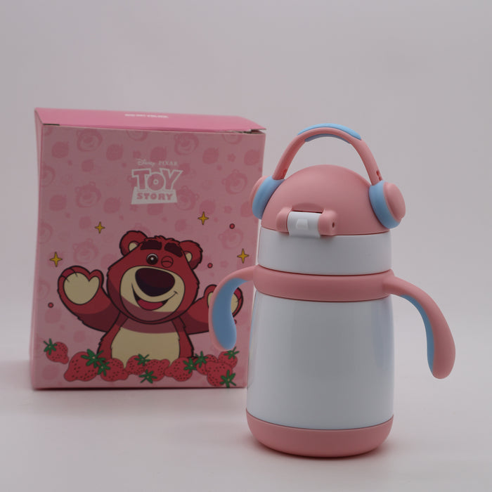 Disney 300ml thermo stainless steel straw mug portable Children’s shaped cup