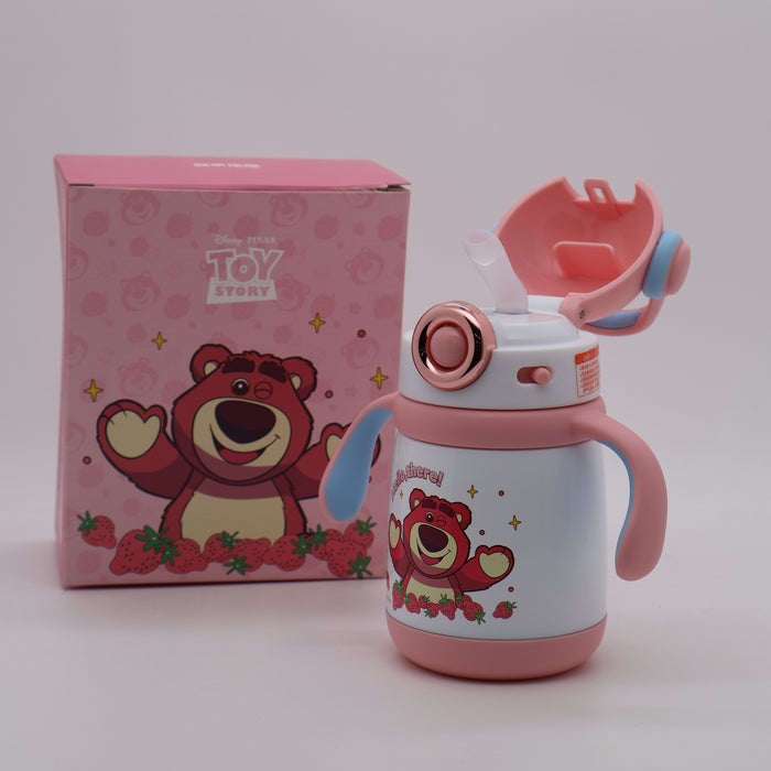 Disney 300ml thermo stainless steel straw mug portable Children’s shaped cup