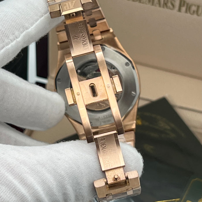 Audemars Piguet Royal Oak Selfwinding 41mm – Rose Gold & White Dial