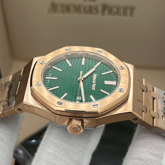 Audemars Piguet Royal Oak Selfwinding 41mm – Rose Gold & Green