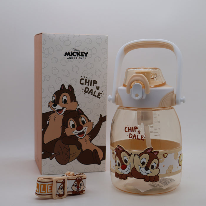 Disney Large-Capacity Ton Barrel 1.200mL Outdoor Summer Travel Water Bottle