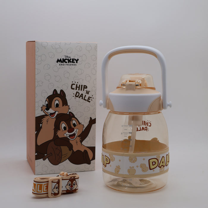 Disney Large-Capacity Ton Barrel 1.200mL Outdoor Summer Travel Water Bottle