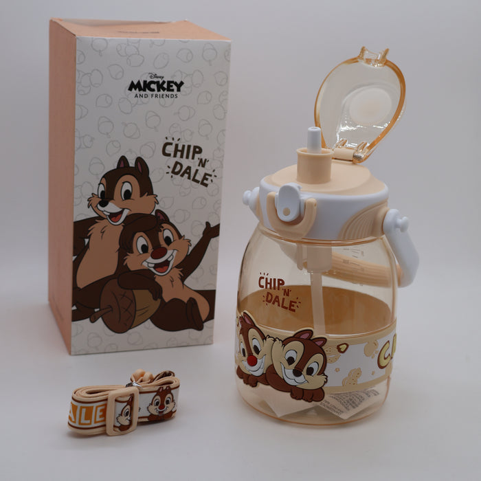 Disney Large-Capacity Ton Barrel 1.200mL Outdoor Summer Travel Water Bottle