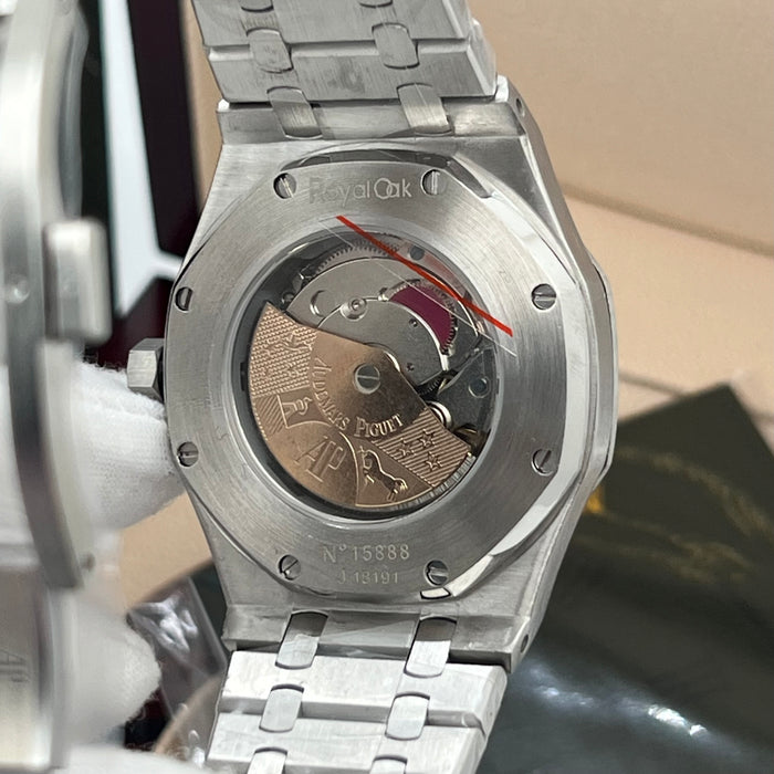 Royal Oak Automatic – Blue Sunburst Dial – Stainless Steel Bracelet