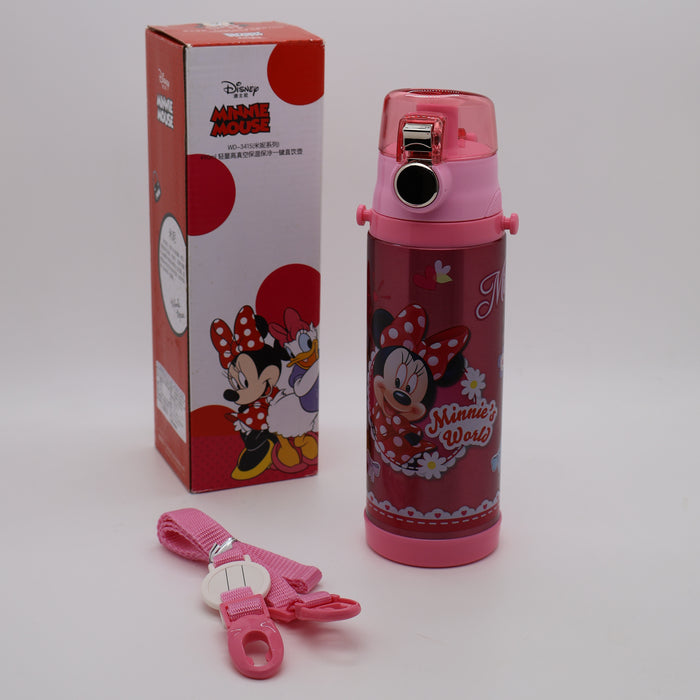 Flyhigh Stainless Steel Hot and Cold Water Bottle for Kids | Cartoon Design for Girls (490 ml)