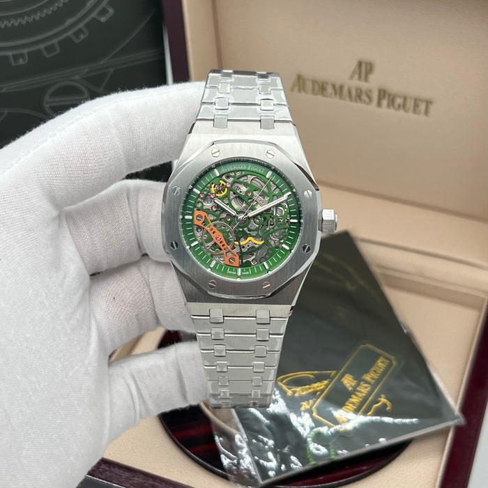 Audemars Piguet Royal Oak Double Balance Wheel Openworked – Stainless Steel & Green Dial