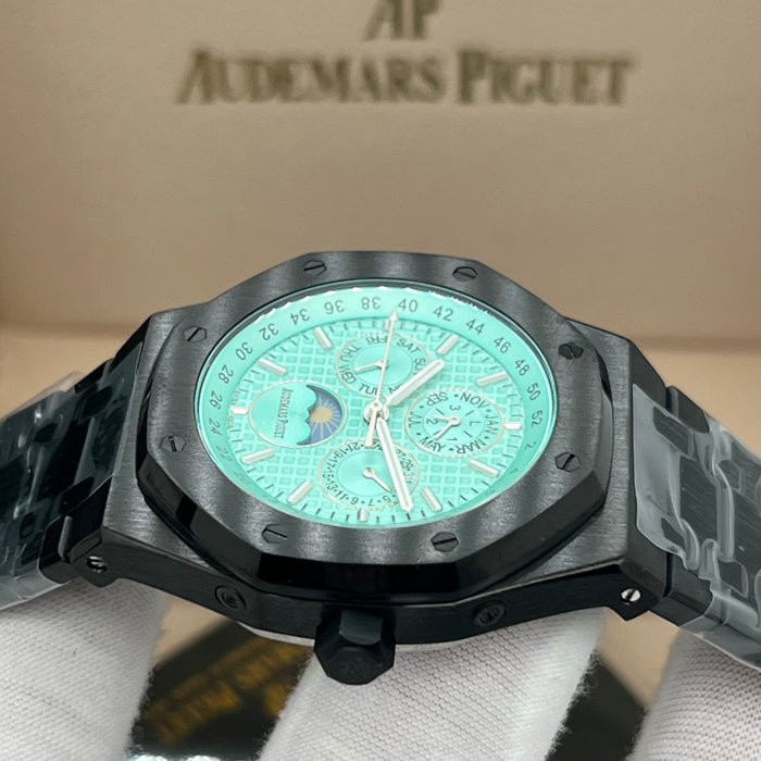 Audemars Piguet Royal Oak Perpetual Calendar – Black Ceramic & Turquoise Dial