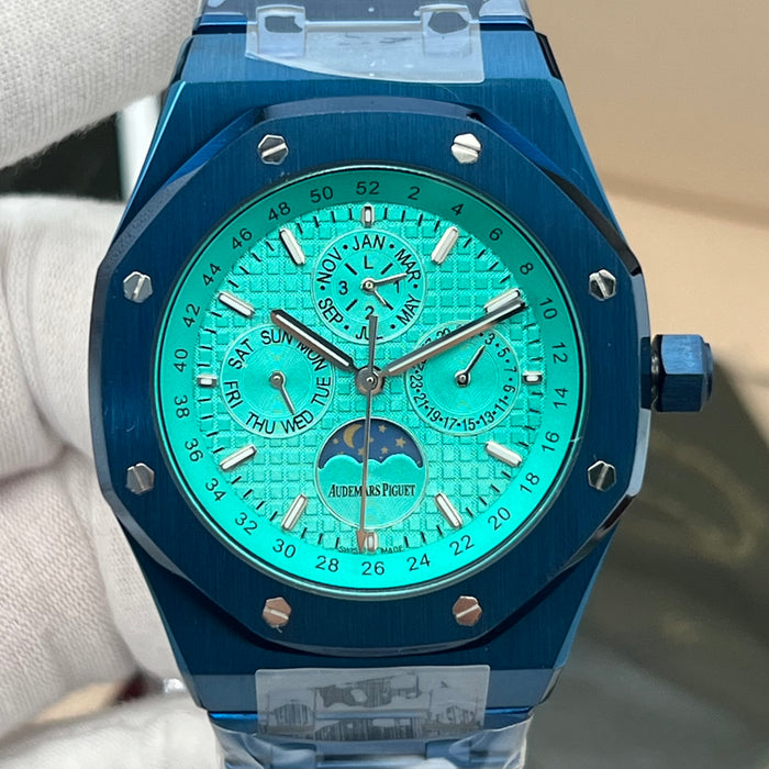 Audemars Piguet Royal Oak Perpetual Calendar – Blue Ceramic & Turquoise Dial