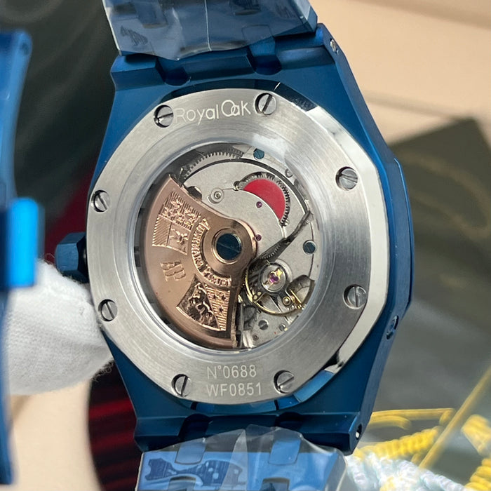 Audemars Piguet Royal Oak Perpetual Calendar – Blue Ceramic & White Tapisserie Dial
