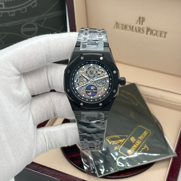 Audemars Piguet Royal Oak Perpetual Calendar Openworked – Black Ceramic