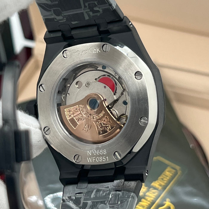 Audemars Piguet Royal Oak Perpetual Calendar – Black Ceramic with Blue Grained Dial