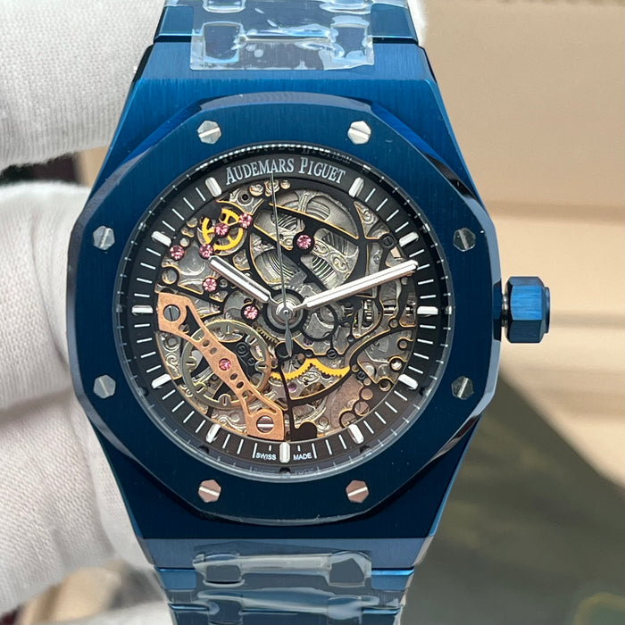 Audemars Piguet Royal Oak Double Balance Wheel Openworked – Blue Ceramic
